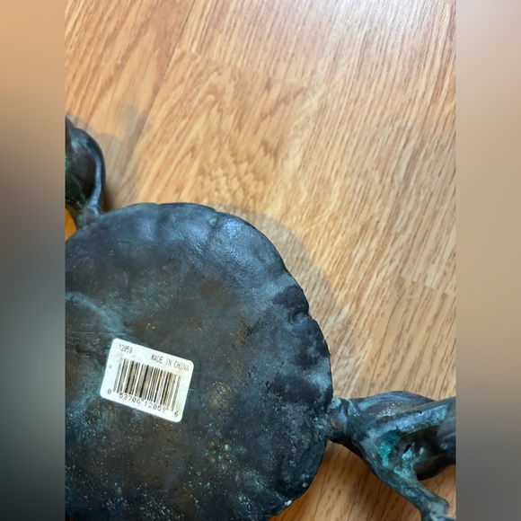 Vintage Brass Frog Planter - Picture 14 of 15